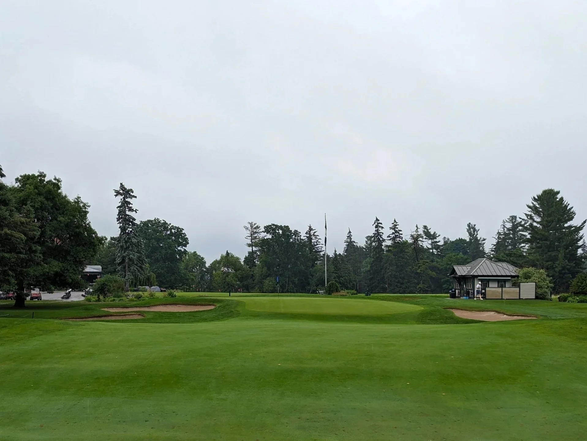 Approach to 14th hole