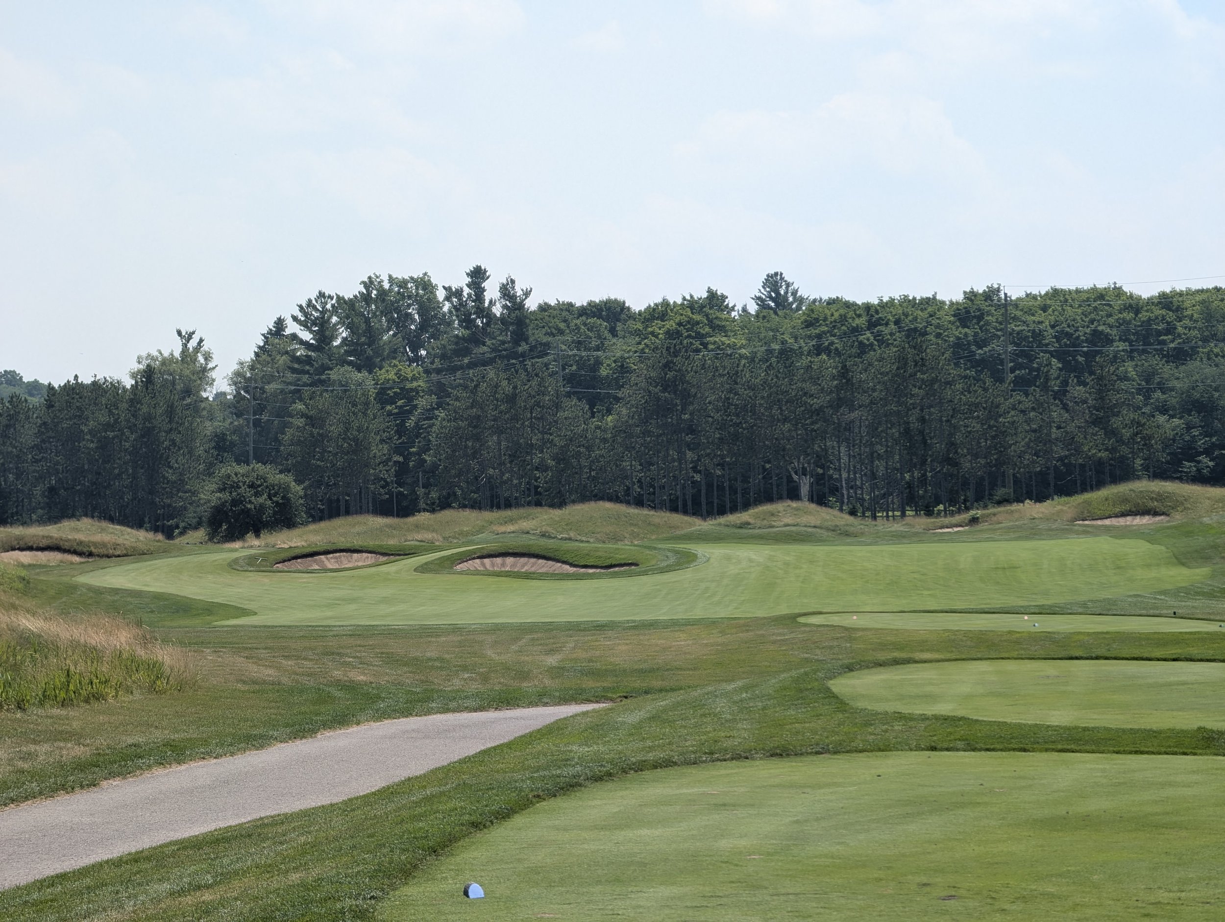 Opening tee shot