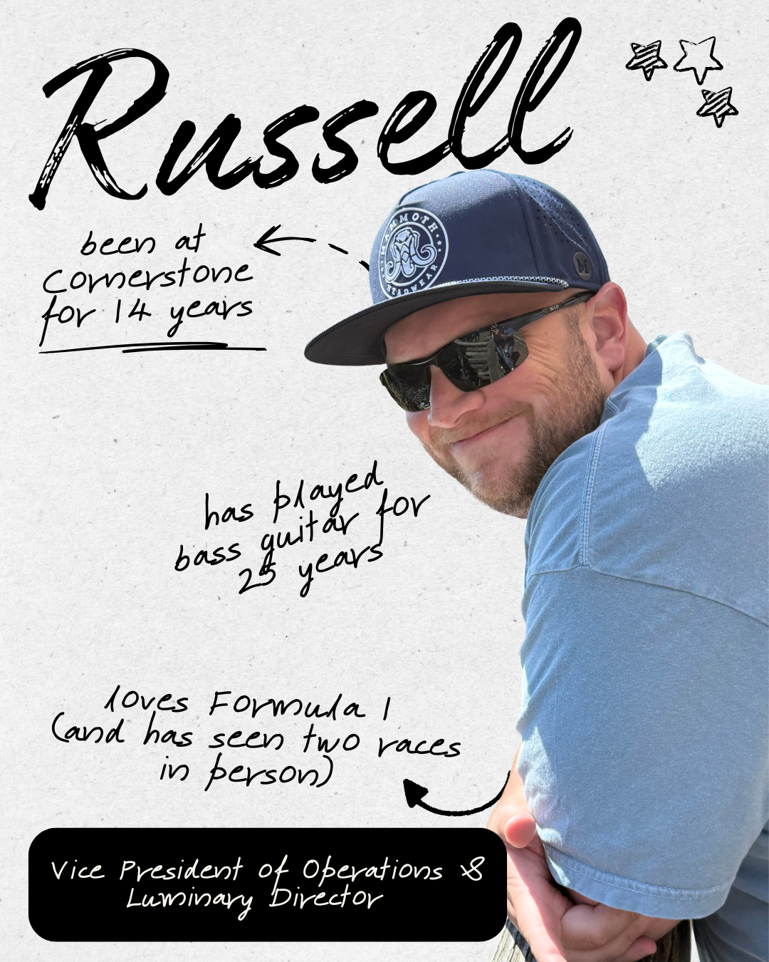 Russell Etheredge - Cornerstone Family Ministries Senior Vice President of Operations