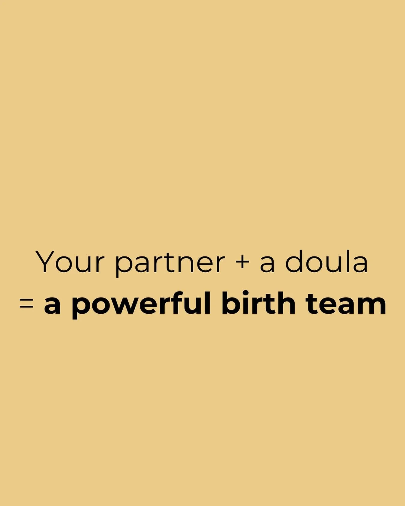 🤝 While your partner &amp; mum bring invaluable love and support, a doula offers professional, trained labour support. We bring evidence-based knowledge of comfort measures, positions, and birth processes, helping you understand each step. Unlike lo
