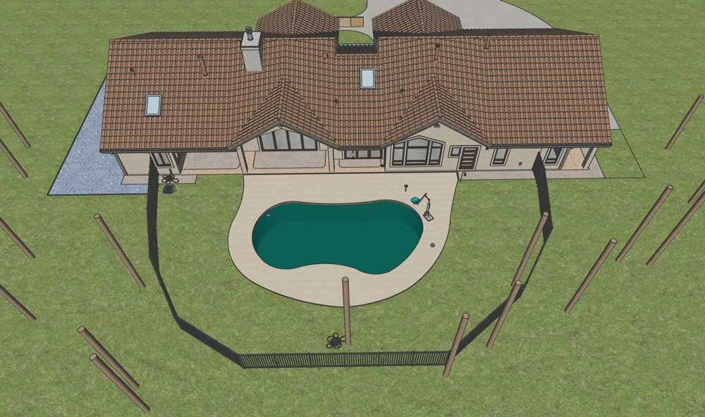 Professional landscapers in Redding, CA home mock up