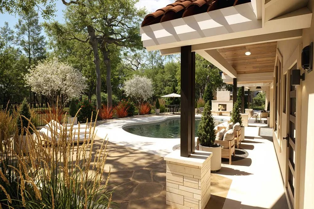 Redding, California 3D home model for professional landscaping project