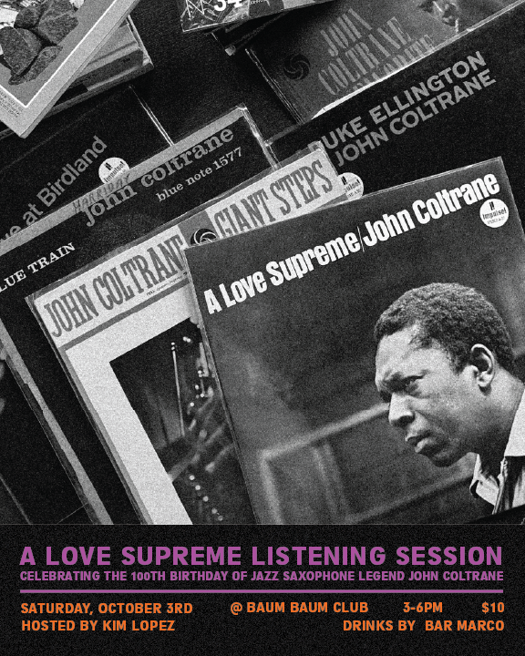 A Love Supreme Listening Session