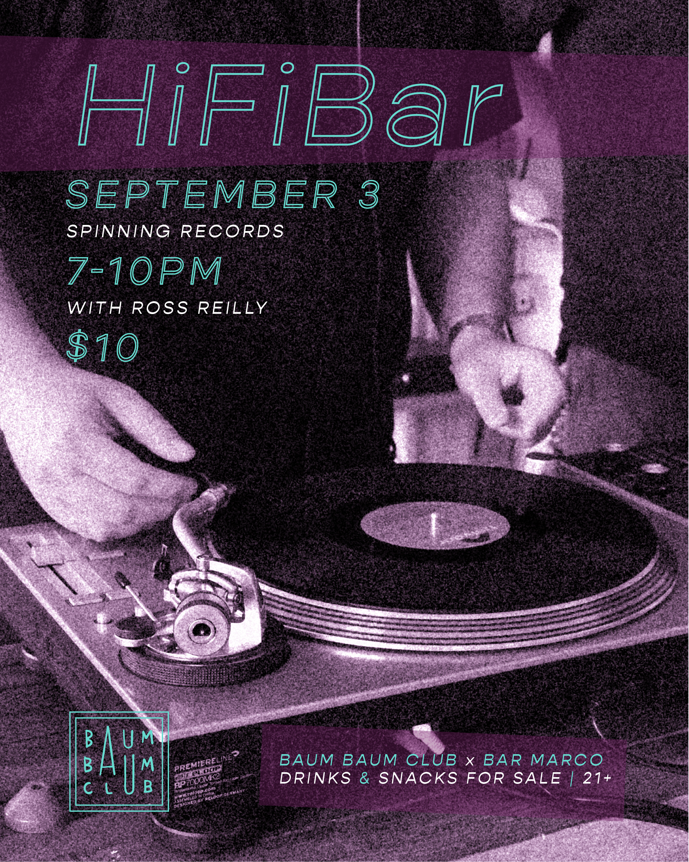 HiFi Bar w/ Ross Reilly