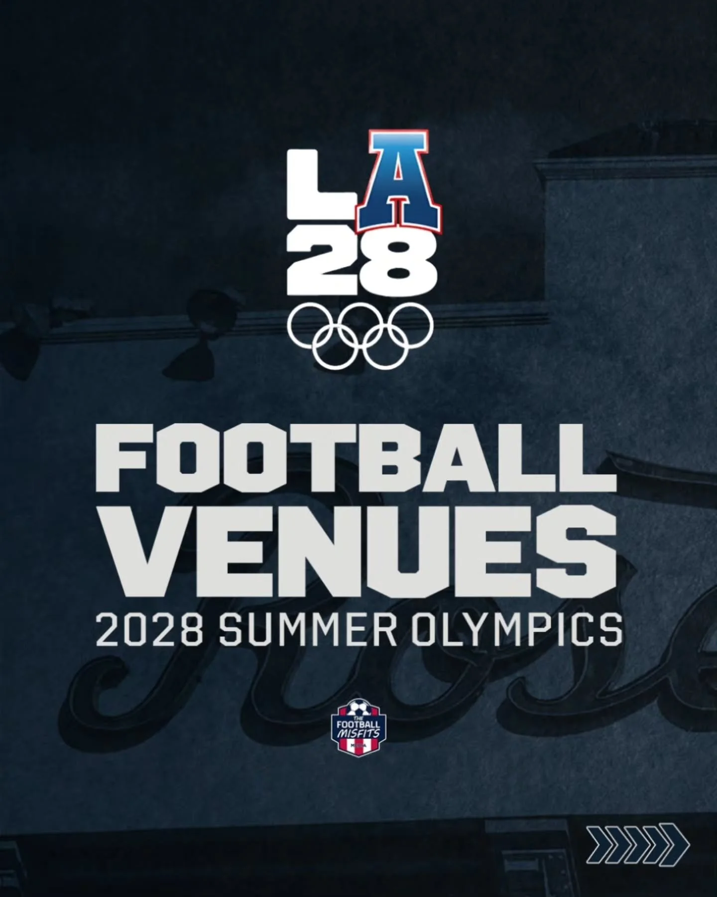 LA28 dropped the list of football venues for the upcoming Summer Olympics, spanning coast-to-coast across the United States ⚽️ 

The tournaments will culminate at the Rose Bowl in Pasadena, soon to become the first stadium (along with the LA Memorial