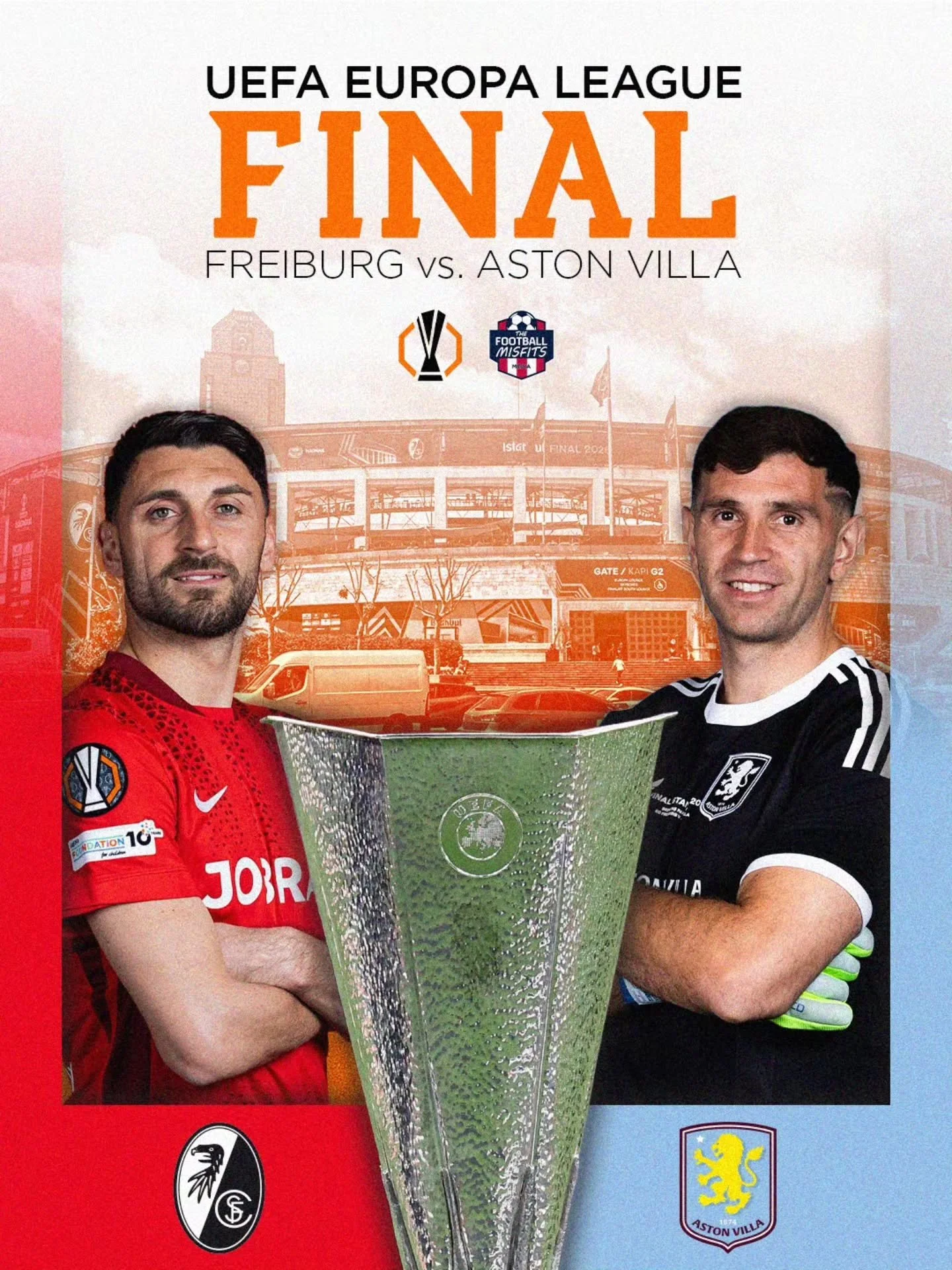 UEFA Final 1 of 4 has Freiburg going up against Aston Villa in the Europa League decider in Istanbul 🇹🇷

SWIPE for our predictions!