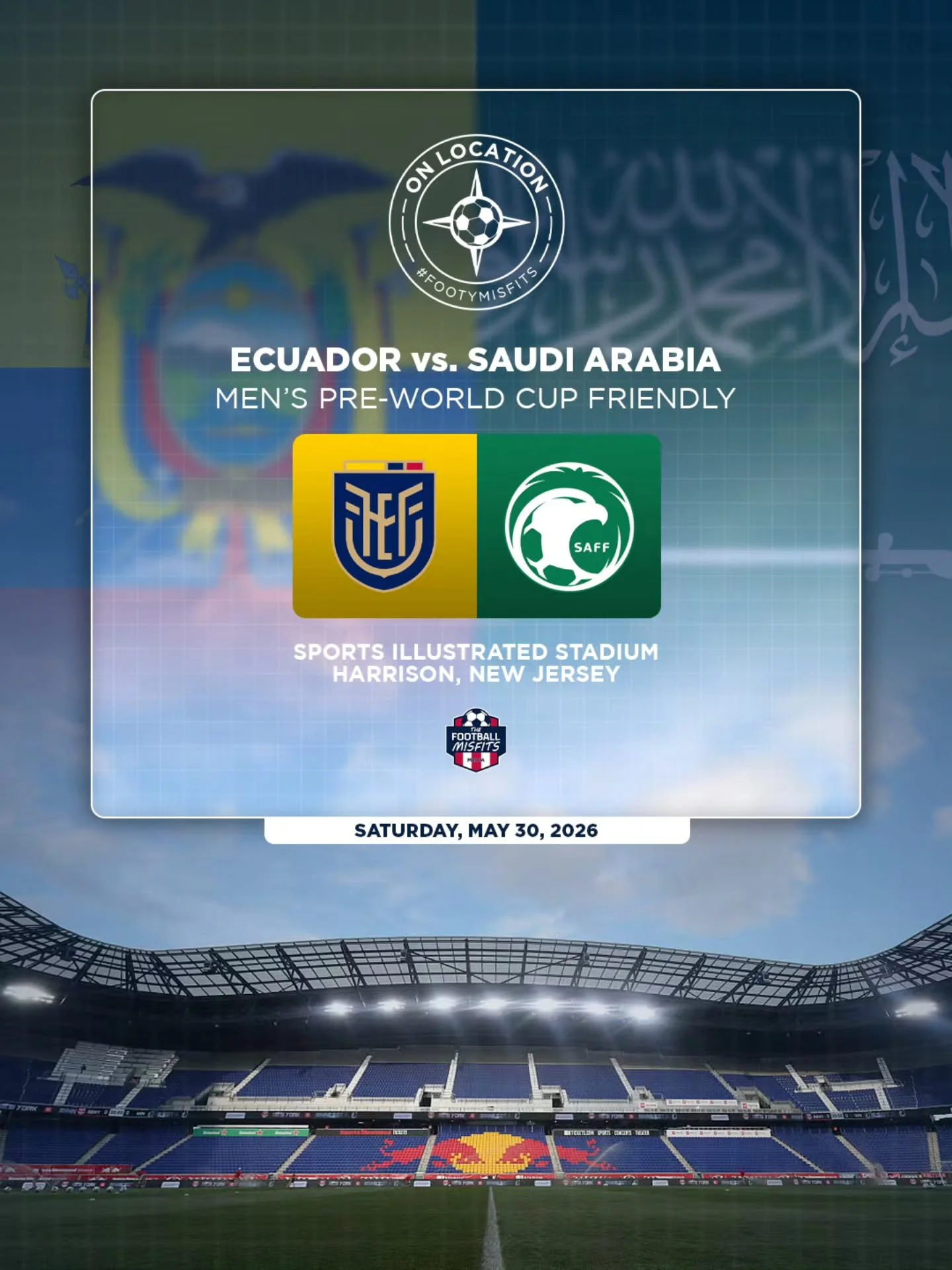 Following the glitz and glamor of the UEFA Champions League Final, we head #OnLocation for a pre-World Cup friendly featuring two sides taking part at this summer's cup!