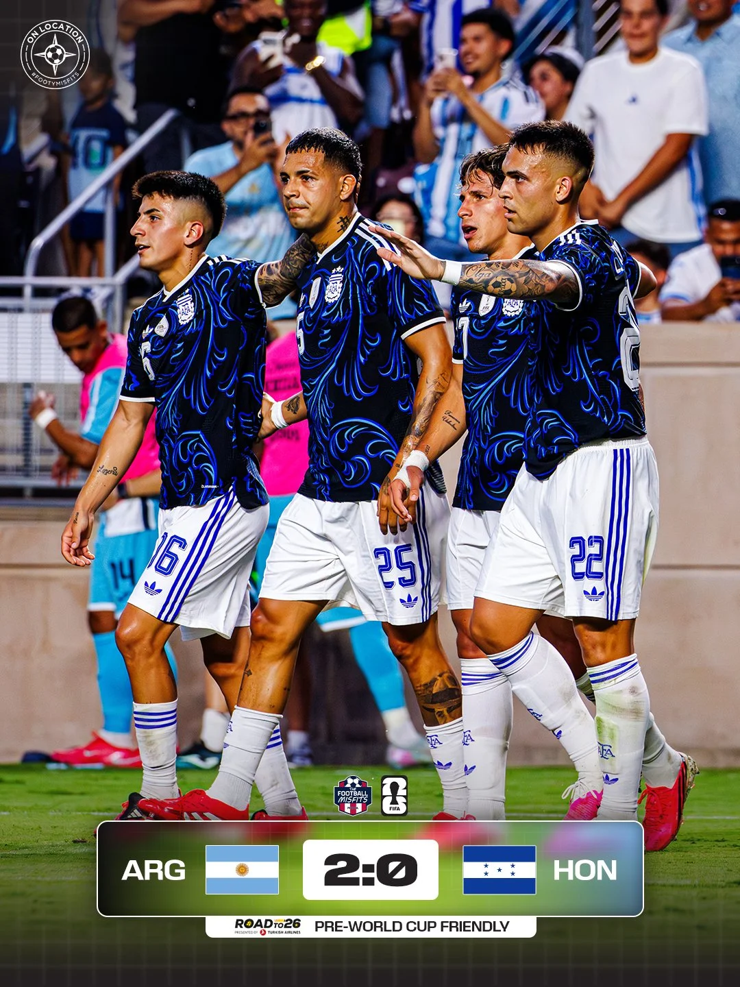 Argentina begins its World Cup preparation with a win against Honduras down at Texas A&amp;M