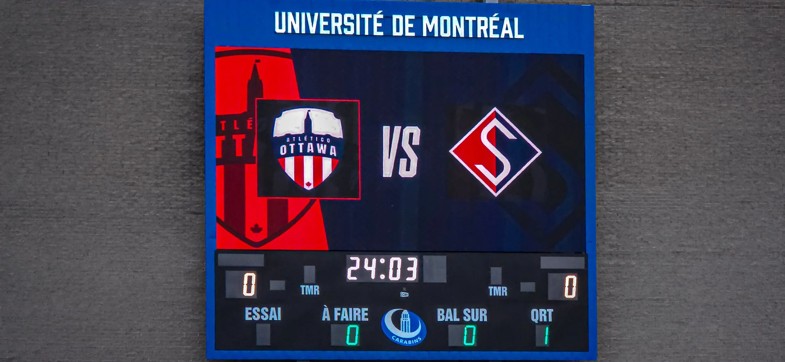 April 19, 2026 - FC Supra du Québec vs. Atlético Ottawa (Canadian Premier League)