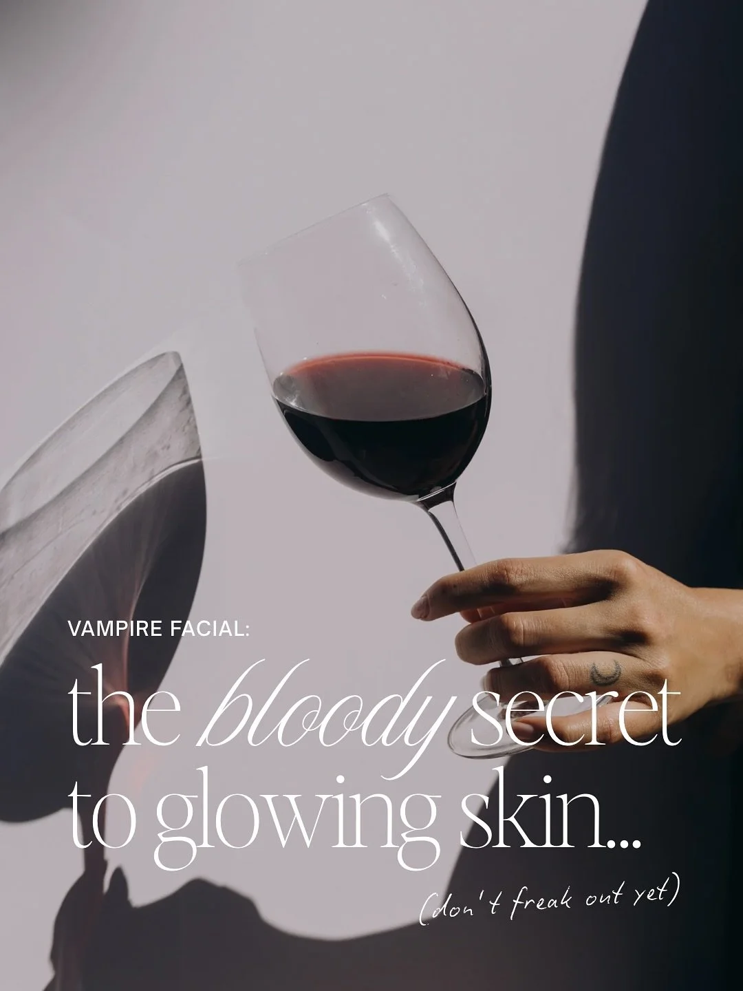 Did you know Hailey Bieber gets vampire facials? Ya, because it&rsquo;s THAT good! 💋

Maddi, my medical director here at the salon, draws your blood the Monday before your appointment for me to use at your treatment!