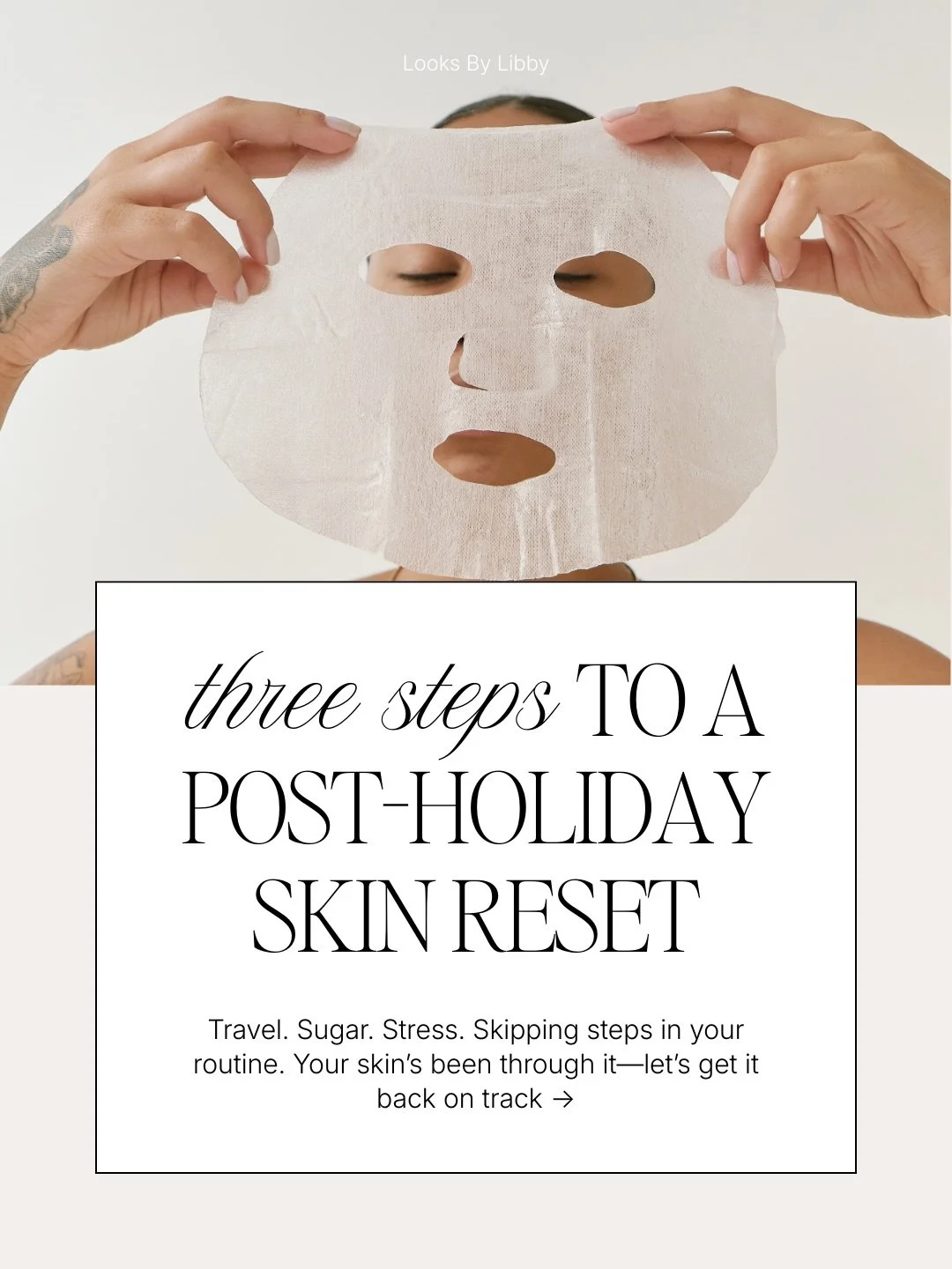 Post-Holiday Skin Reset ✨🧖🏼&zwj;♀️

Your skin might be feeling it 😅 When you come to me, you&rsquo;re not just booking a facial. You&rsquo;re booking honest guidance, real education, and a plan that actually makes sense for your skin.

🤍 I&rsquo;