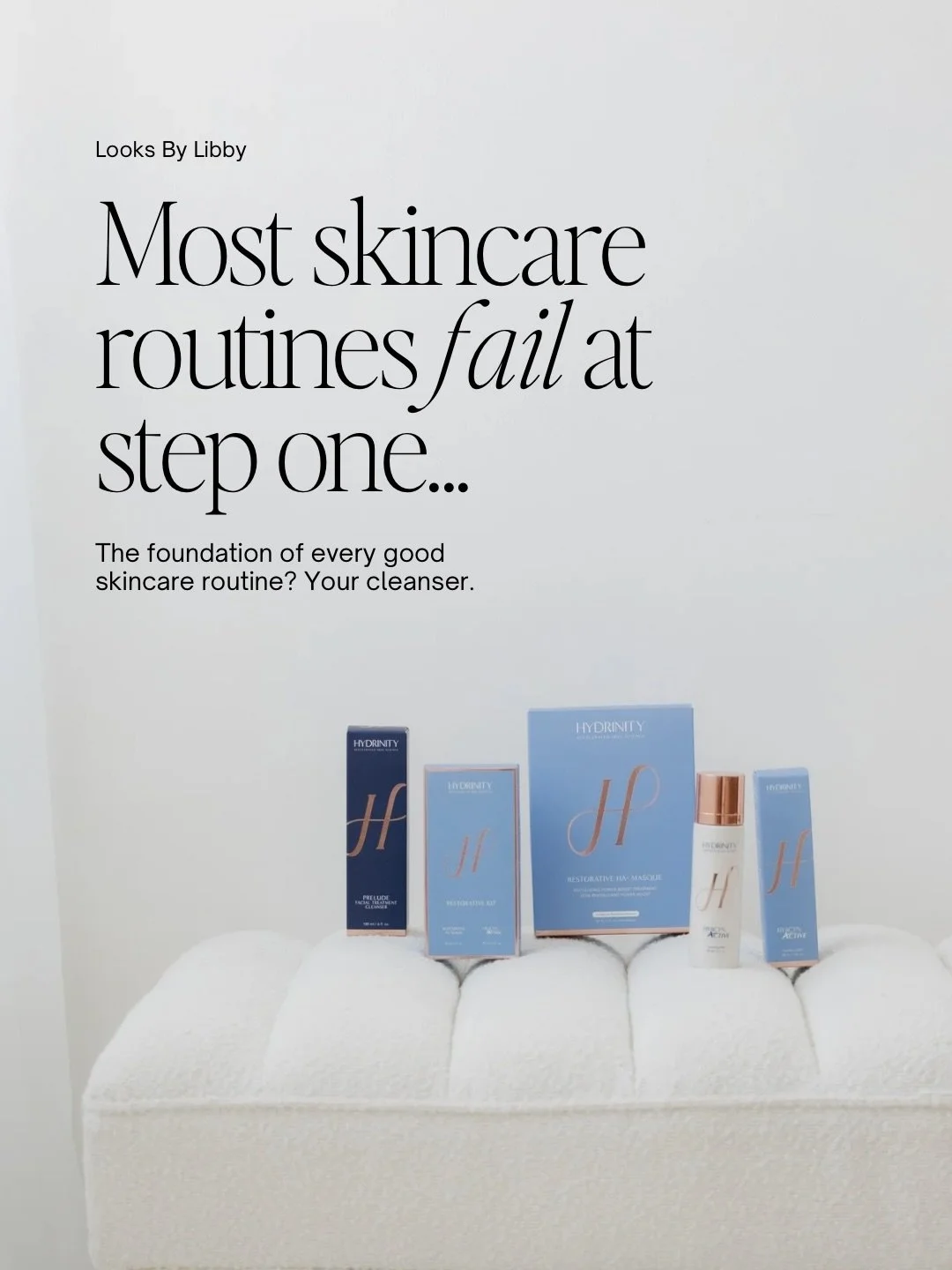 I&rsquo;m currently obsessed with the Hydrinity Prelude Cleanser! ✨ It&rsquo;s gentle, hydrating, and perfect for all skin types (yes, everyone! 😉). 

But here&rsquo;s the thing: a great cleanser isn&rsquo;t just step one&mdash;it&rsquo;s the founda