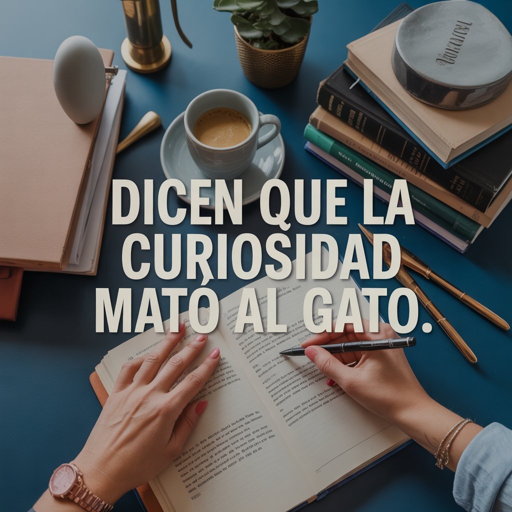 Dicen que la curiosidad mató al gato.