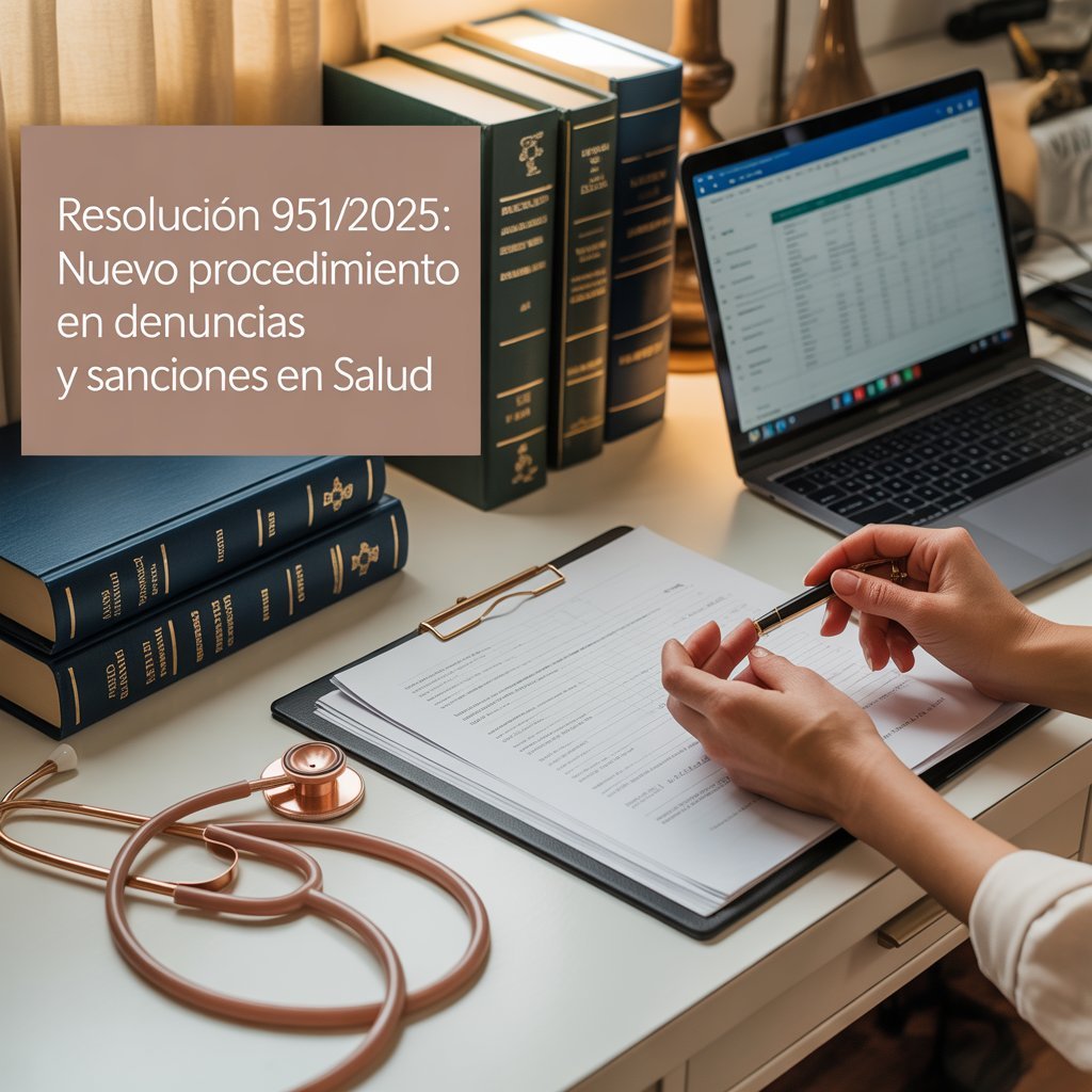 Res. 951/2025 Superintendencia de Servicios de Salud: Lo que tenés que saber sobre el nuevo procedimiento en denuncias y sanciones en salud