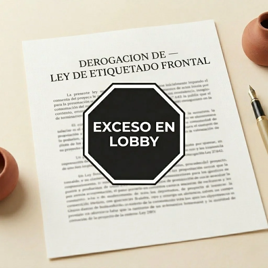 Ley de etiquetado frontal: reformar para proteger al consumidor, no derogar para liberar a la industria