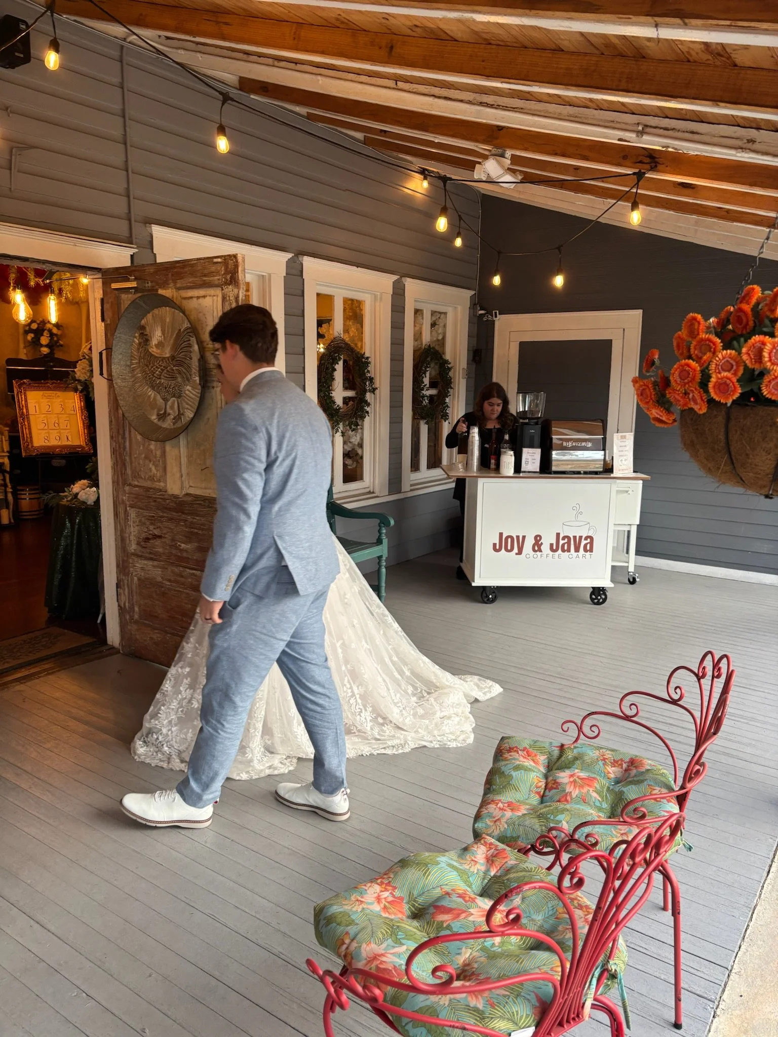coffee cart catering for weddings