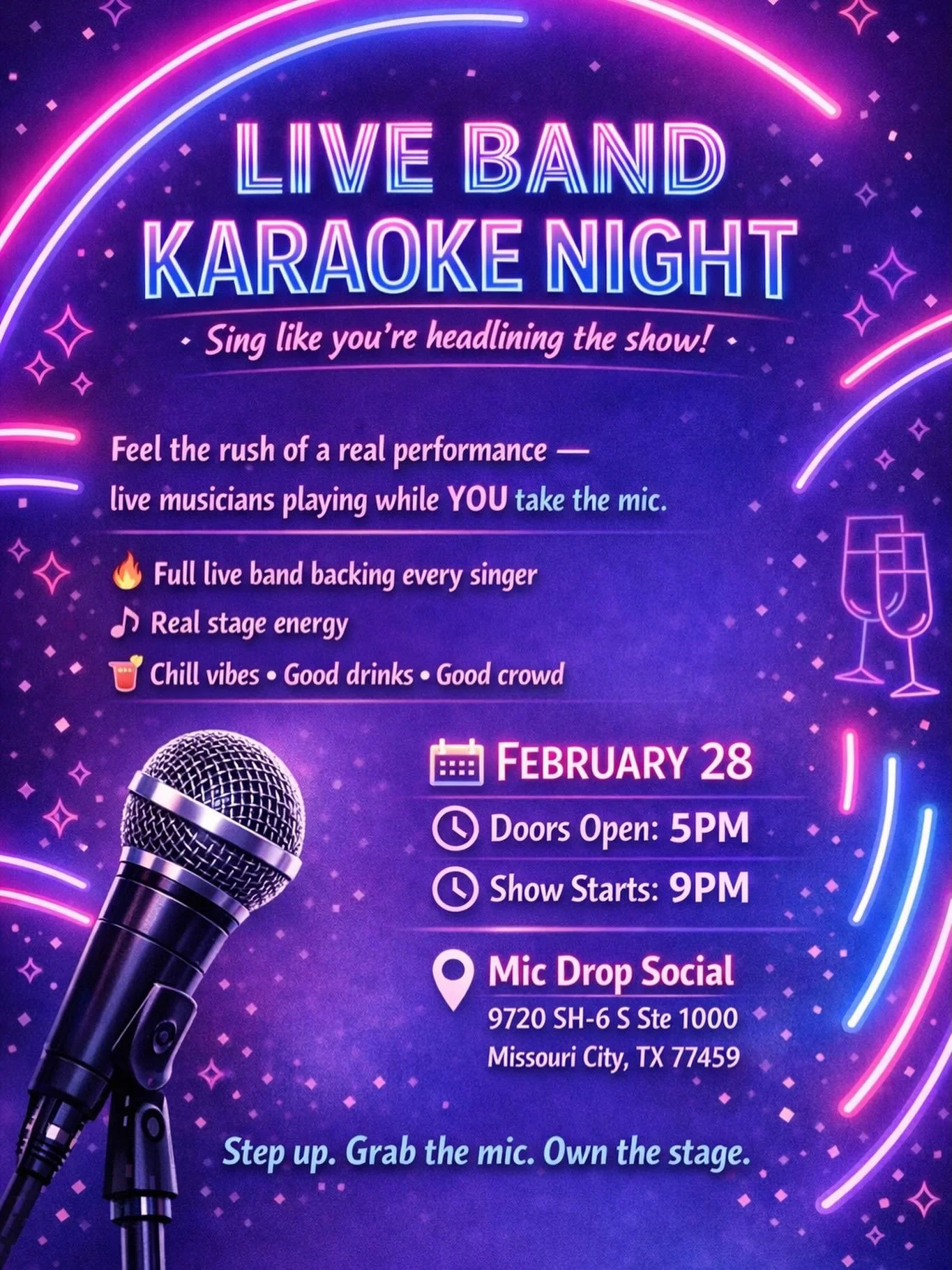 #micdropsocial #lounge #bar #openmic #karaoke