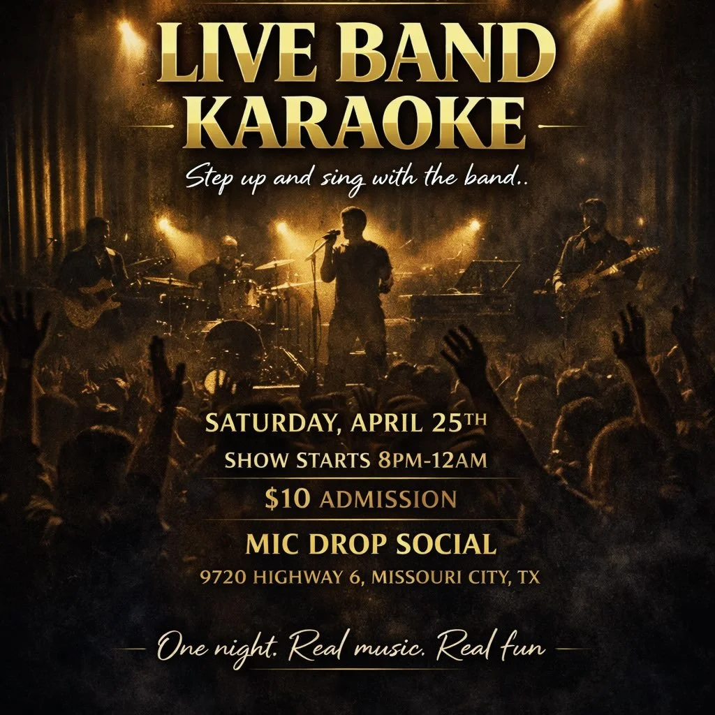 You know what&rsquo;s coming 
#micdropsocial #bar #lounge #karaoke #liveband