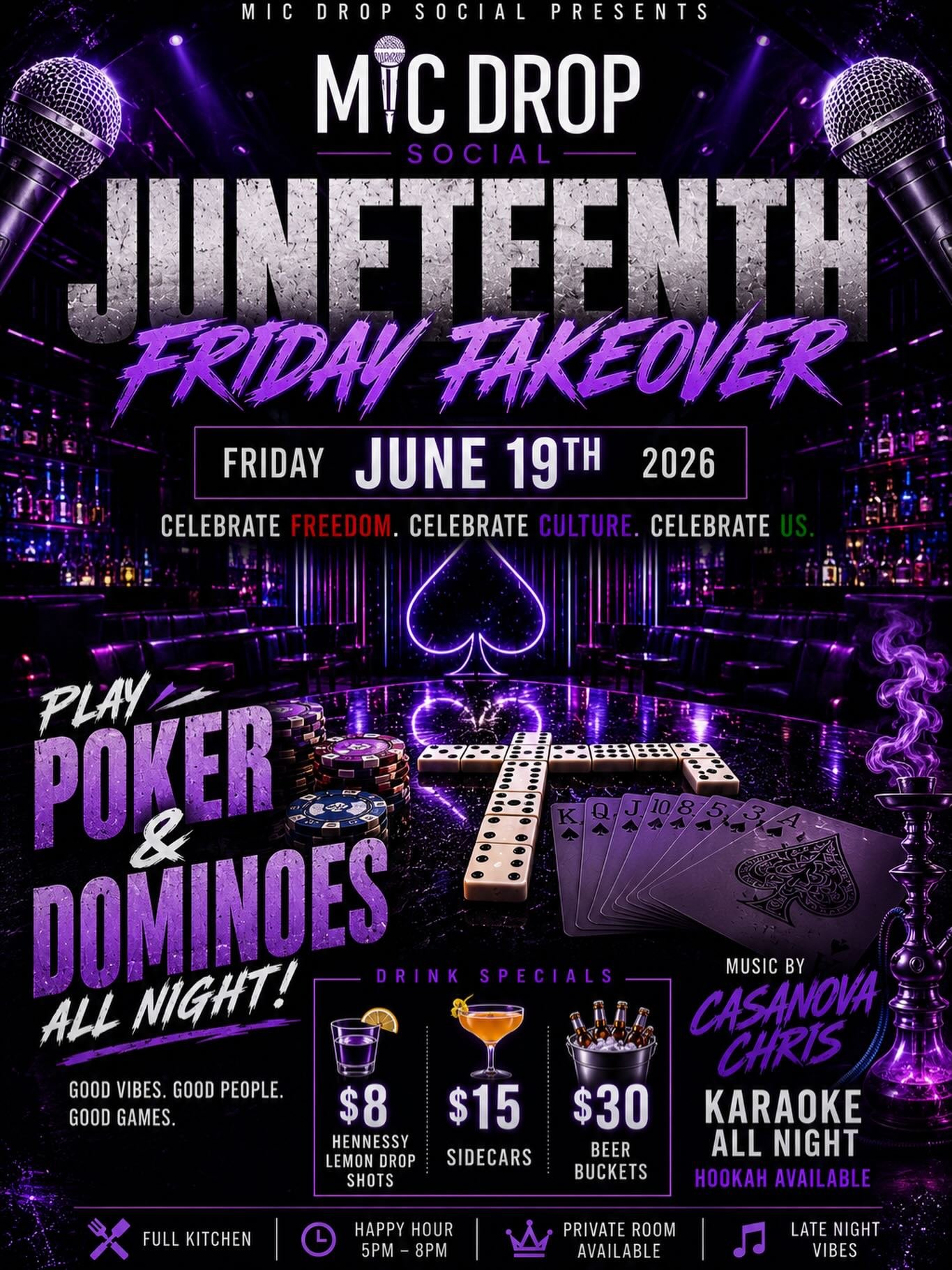 Juneteenth! #missouricity #bar #karaoke #lounge #micdropsocial