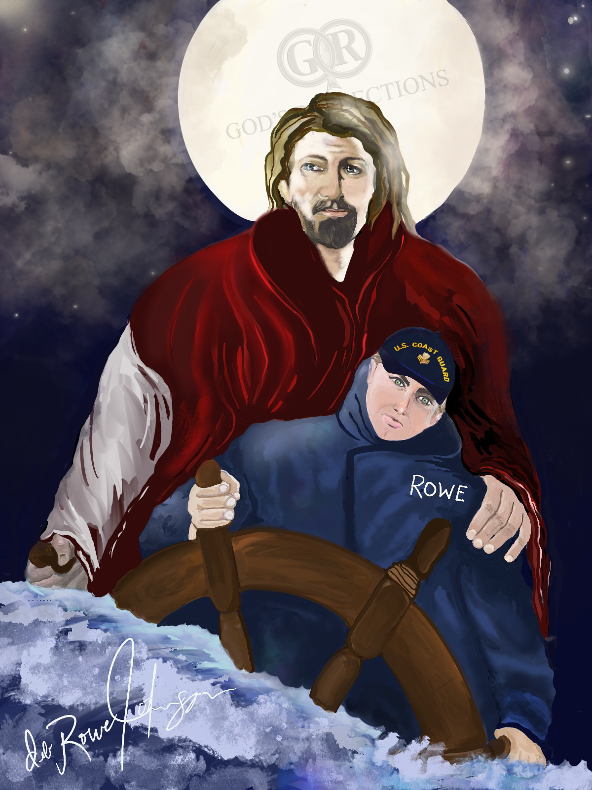 Christ On the Boat Study