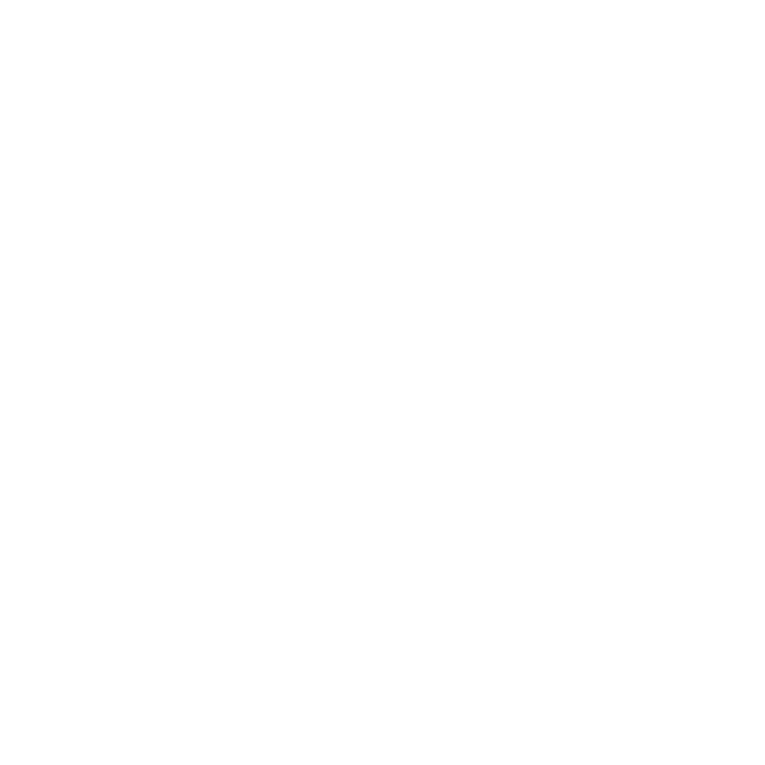 Black and white minimalist graphic of a half moon with a curved edge on the left side of the image.