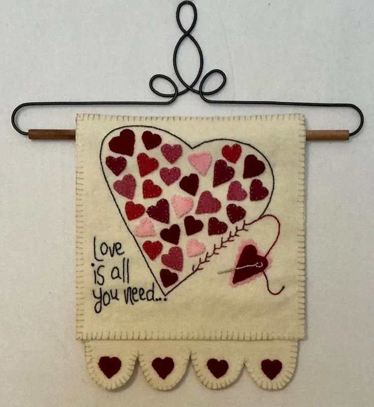 Love Is All You Need 8" x 10" 6/26 by Lisa Bongean Primitive Gatherings