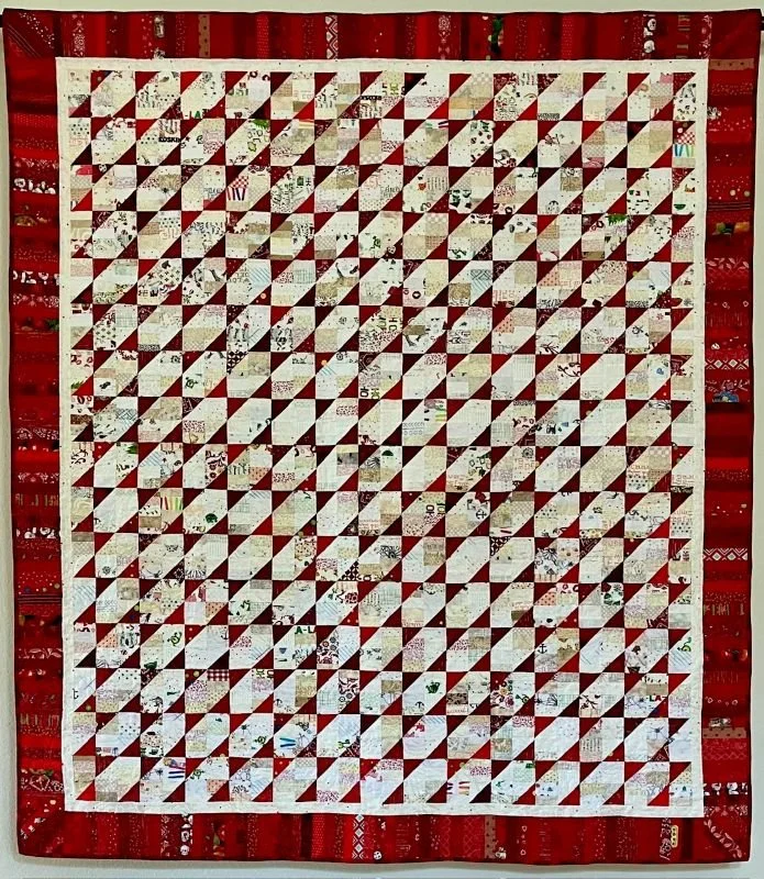 Kordia Krunch 66” x 76” 8/26 Cherry Crunch by Bonnie Hunter