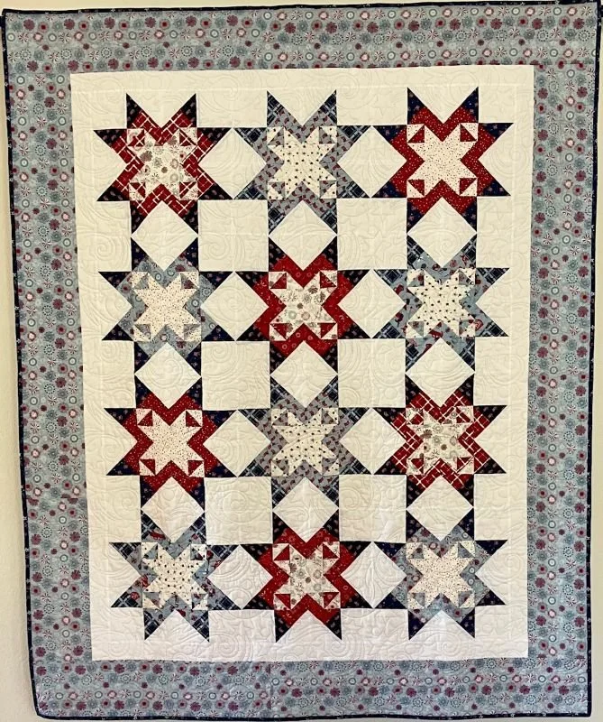 Kluster 58" x 72" 11/25 2025 Liberty Box, Gleaming by Fat Quarter Shop