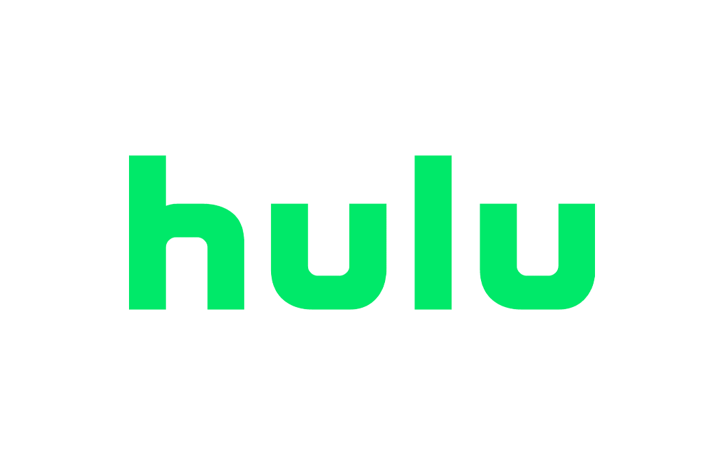 RunPointLA: The Hulu logo in green text on a black background.