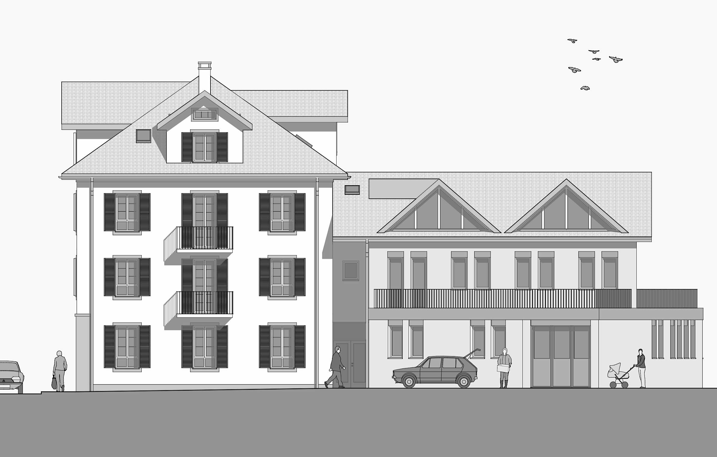 WOHN-/ GESCHÄFTSHAUS - STANS