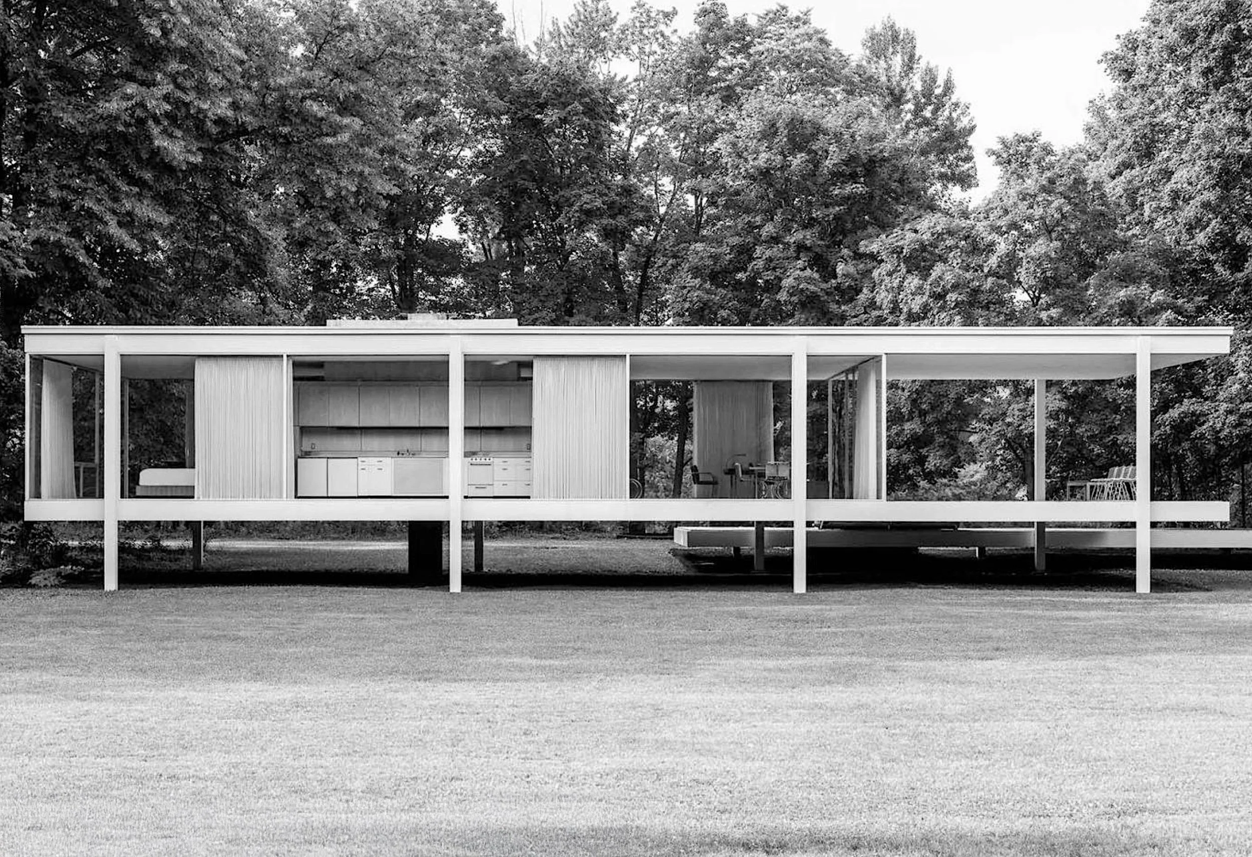 1950 - FARNSWORTH HOUSE - LMVDR - PLANO