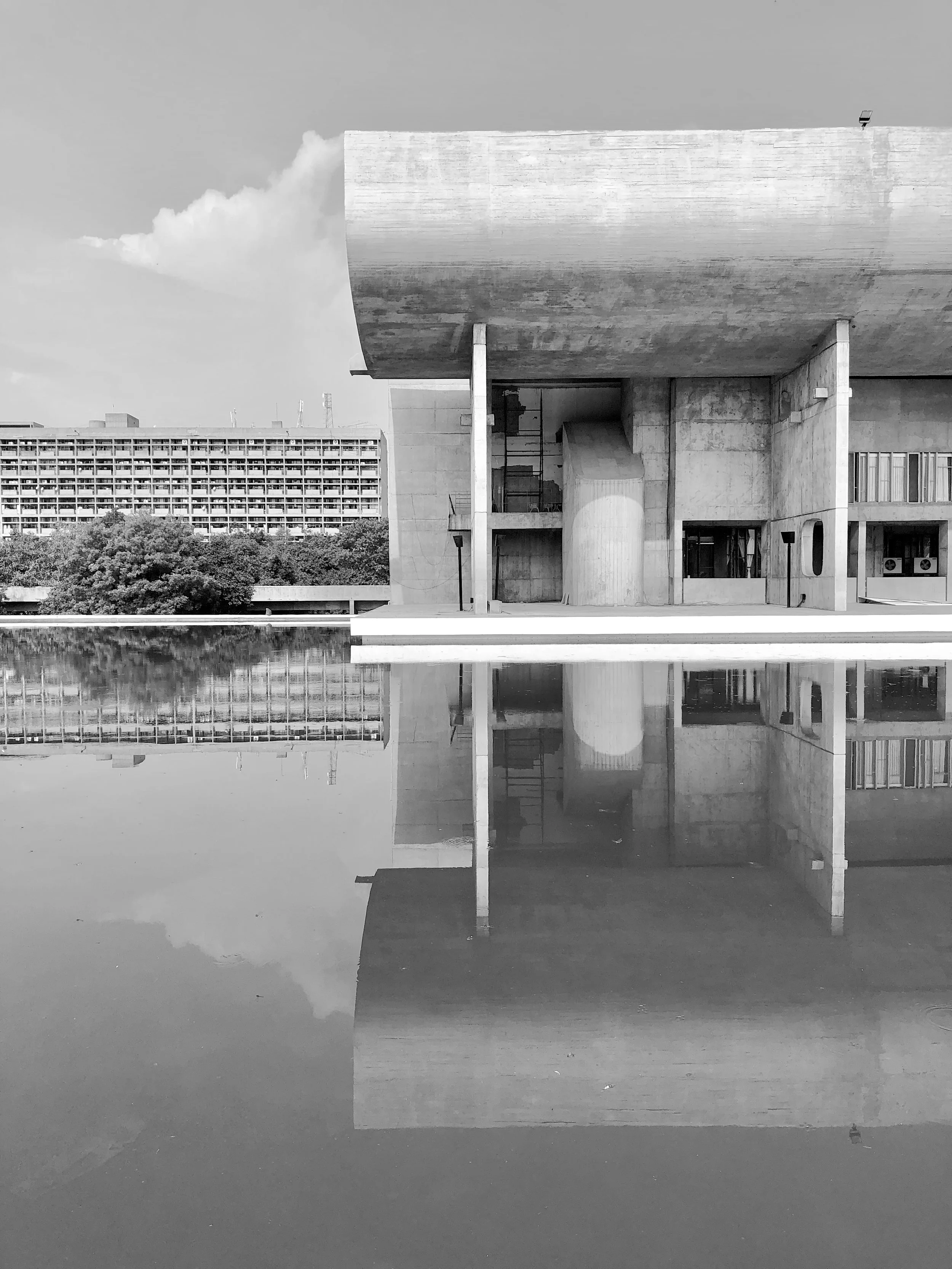 1952 - PARLAMENT - LE CORBUSIER - CHANDIGARH