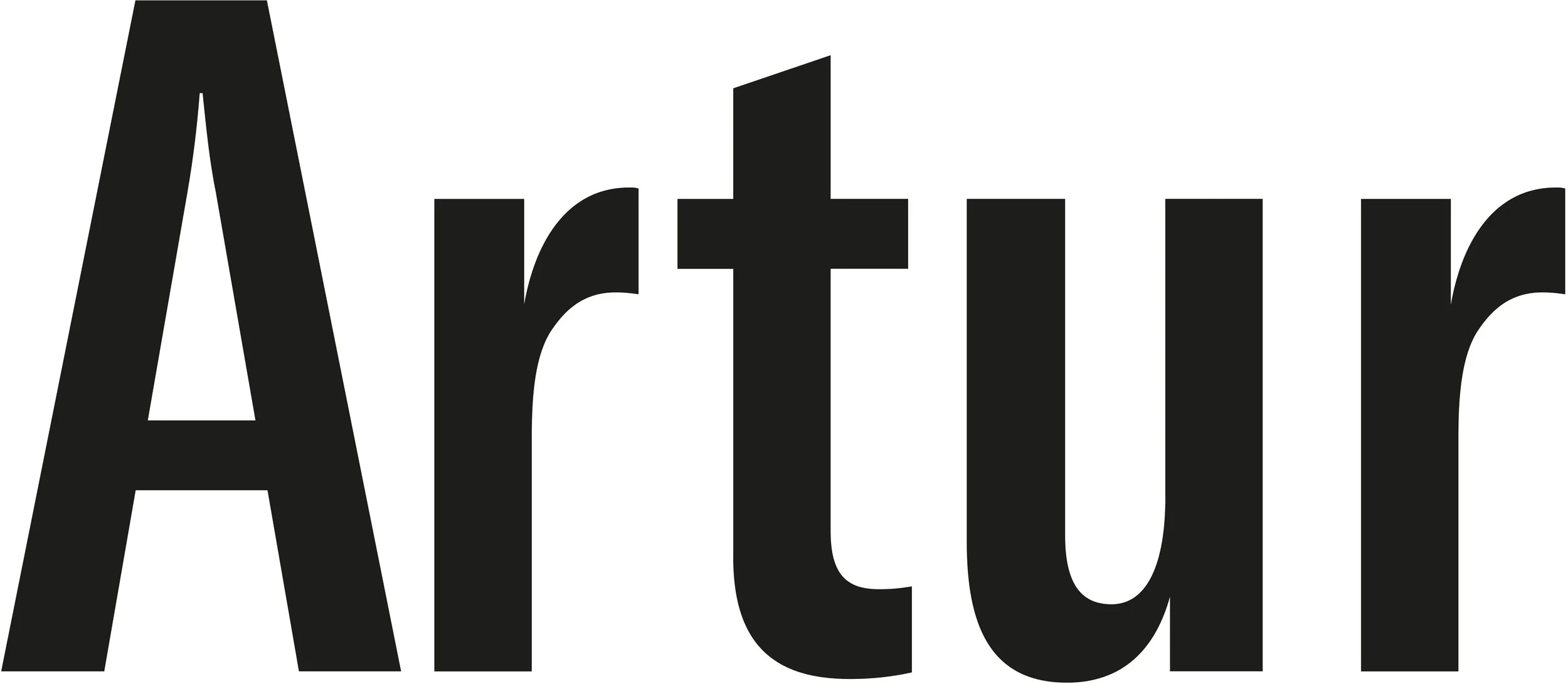 Großbuchstaben 'Art' in schwarzer Schrift auf weißem Hintergrund.