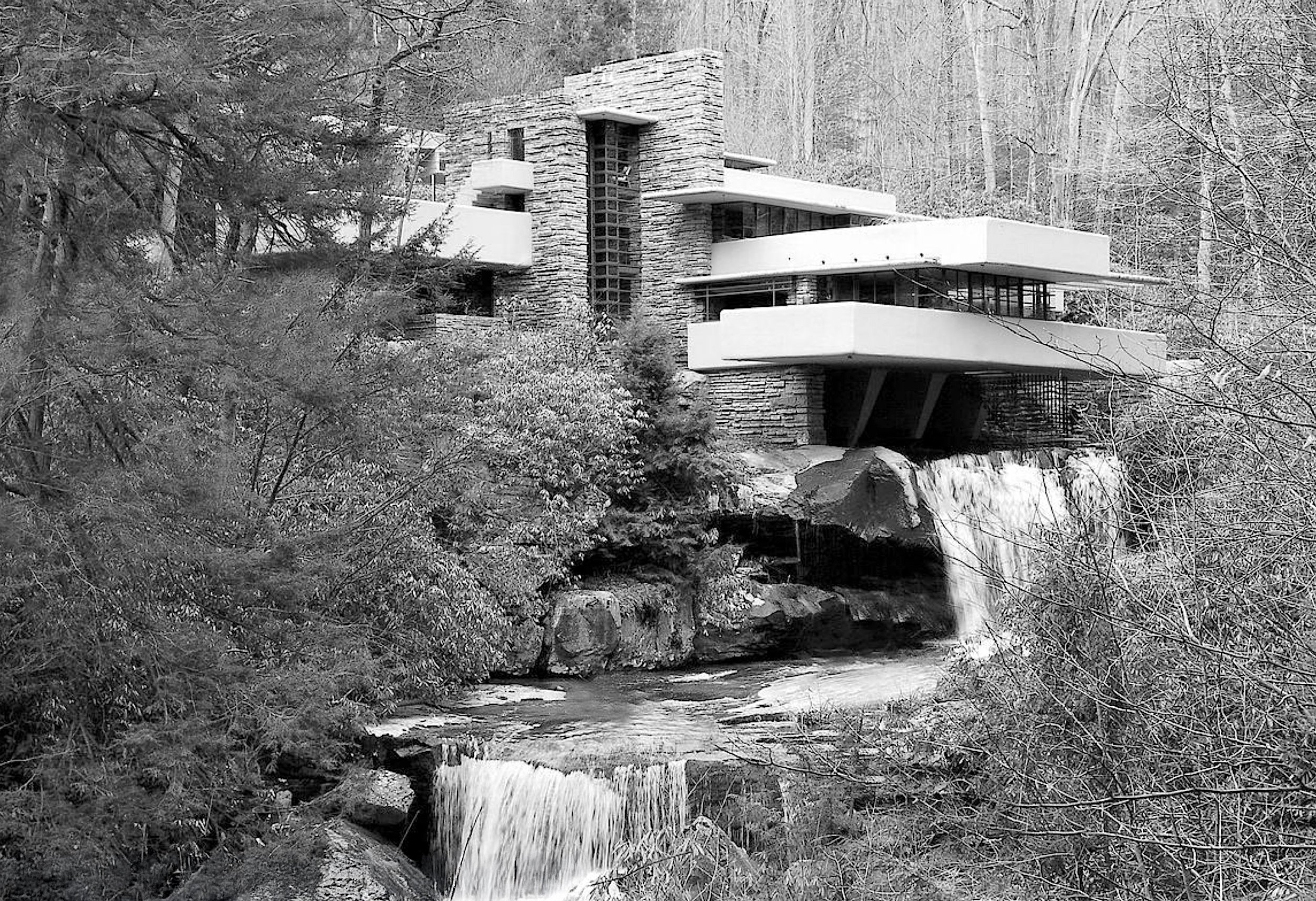 1936 - FALLINGWATER - FL WRIGHT - MILL RUN