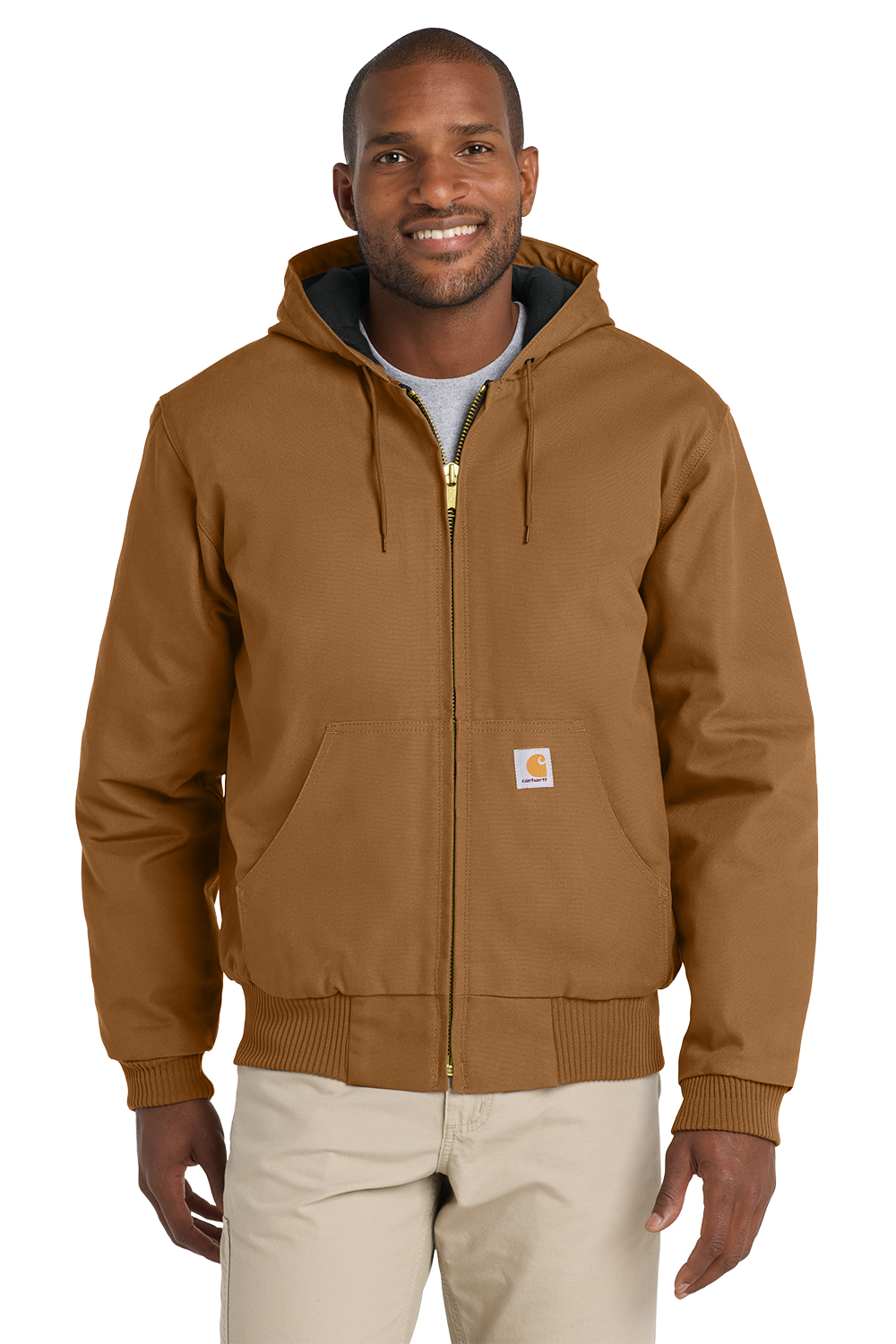CT106677_Carhartt Brown_Model_Front.png