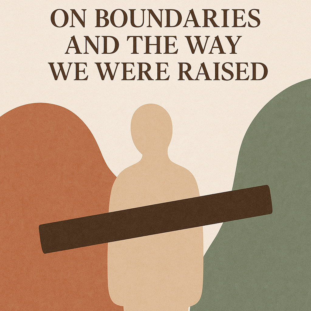 📝 On Boundaries and the Way We Were Raised