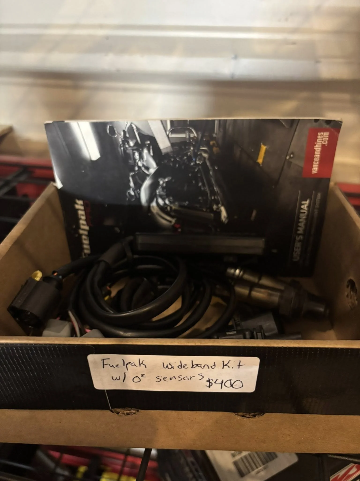 Fuelpak wideband control kit with 02 sensors