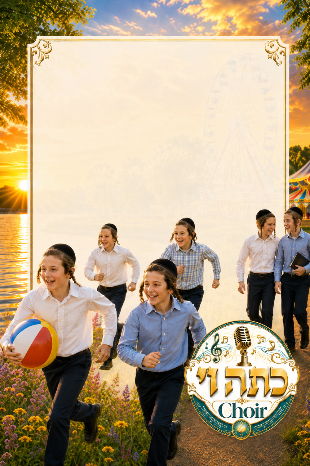 Kalish Day camp choir poster