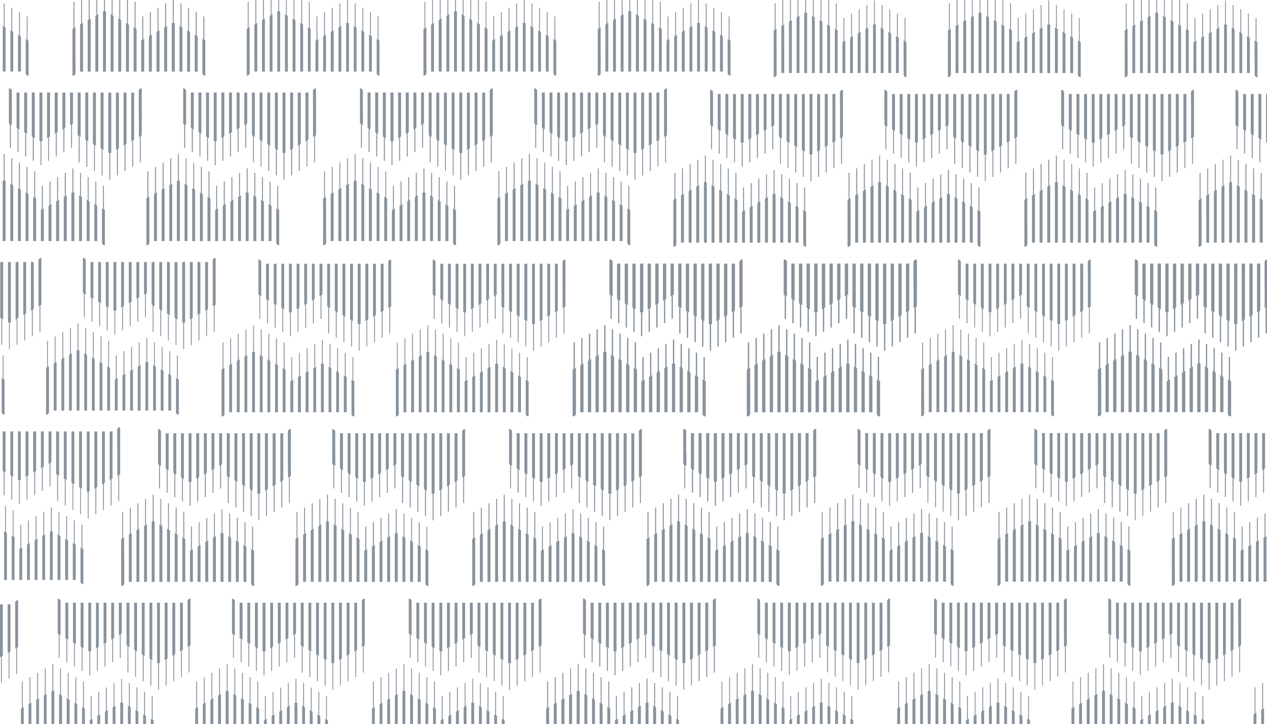 Pattern of gray geometric shapes resembling stylized chevrons or arrows on a white background. pattern made by vivfty!