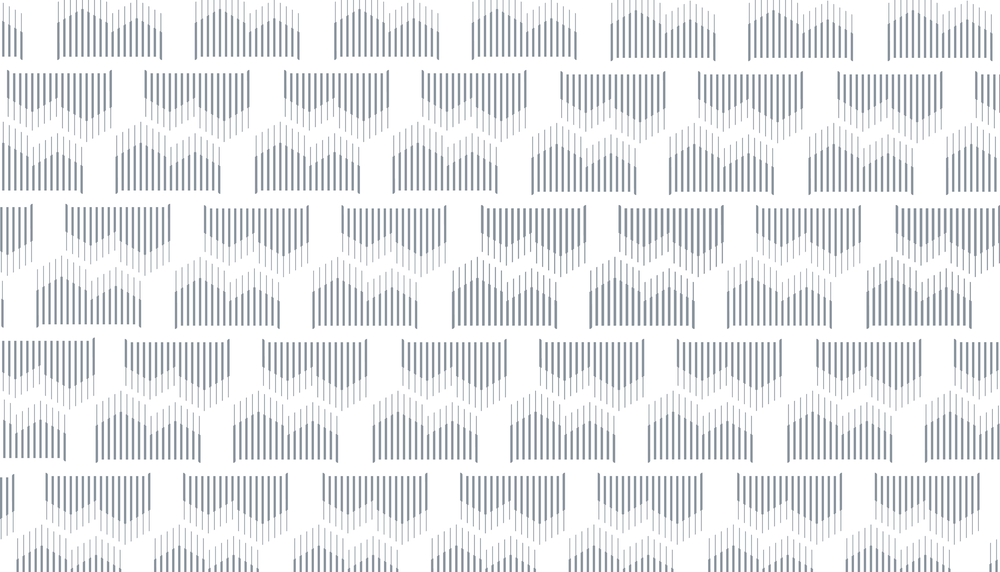 The Lakewood Lofts pattern: grey geometric chevron shapes on white.