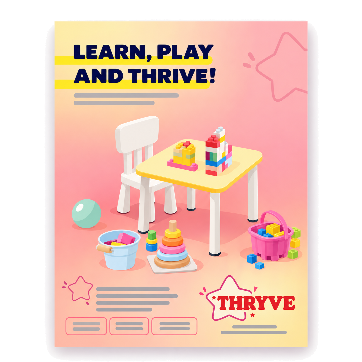 Illustration of the Thryve ad