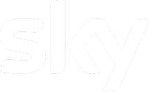 The word 'sky' in white lowercase letters on a black background.