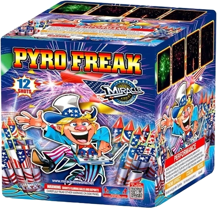 Pyro Freak - 500g - 12 Shot