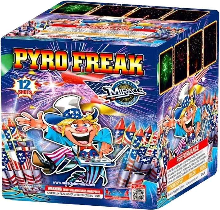 Pyro Freak - 500g - 12 Shot — Stinger Skyworks