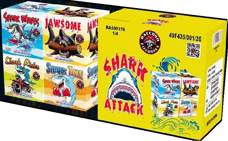 Shark attack Assortment - (4) 500g cakes