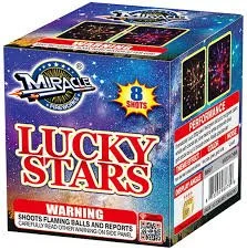 Lucky Stars - 200g - 8 Arial Shots
