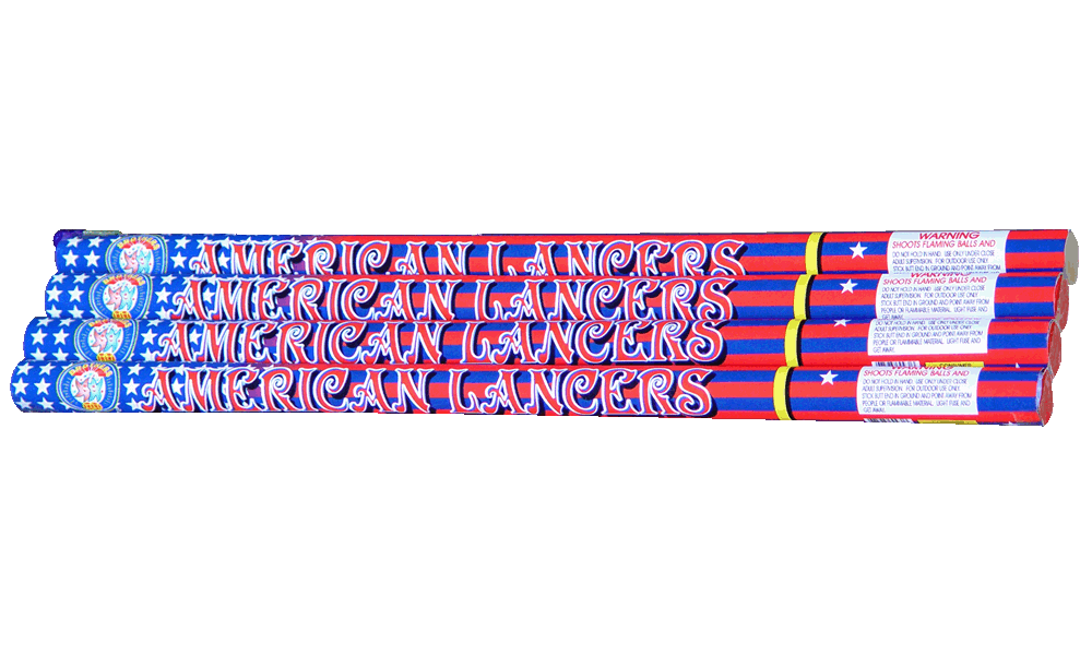 8 Shot American Lancers (Roman Candles)