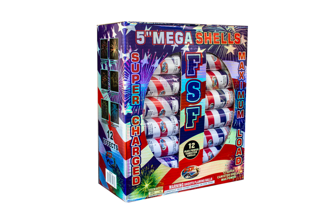 FSF 5 inch mega shells supercharged 12