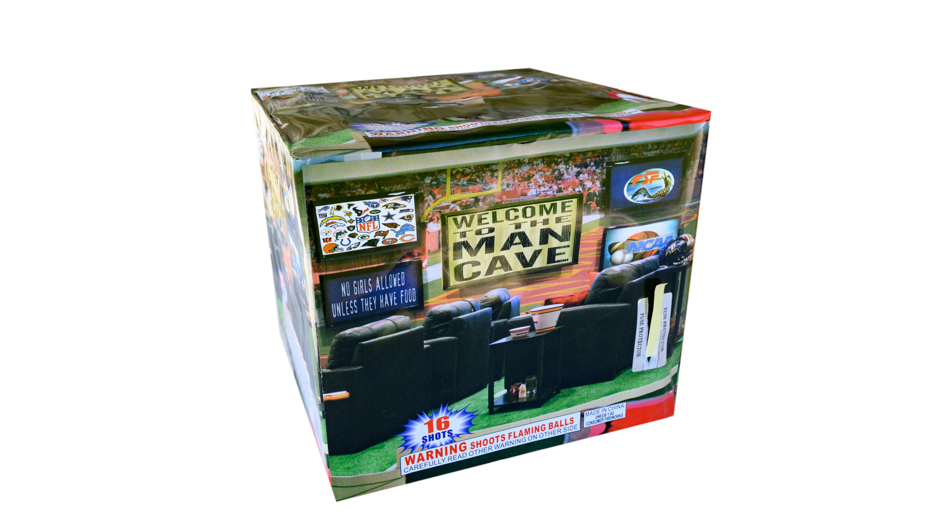 Welcome to the man cave - 500g - 16 Shot