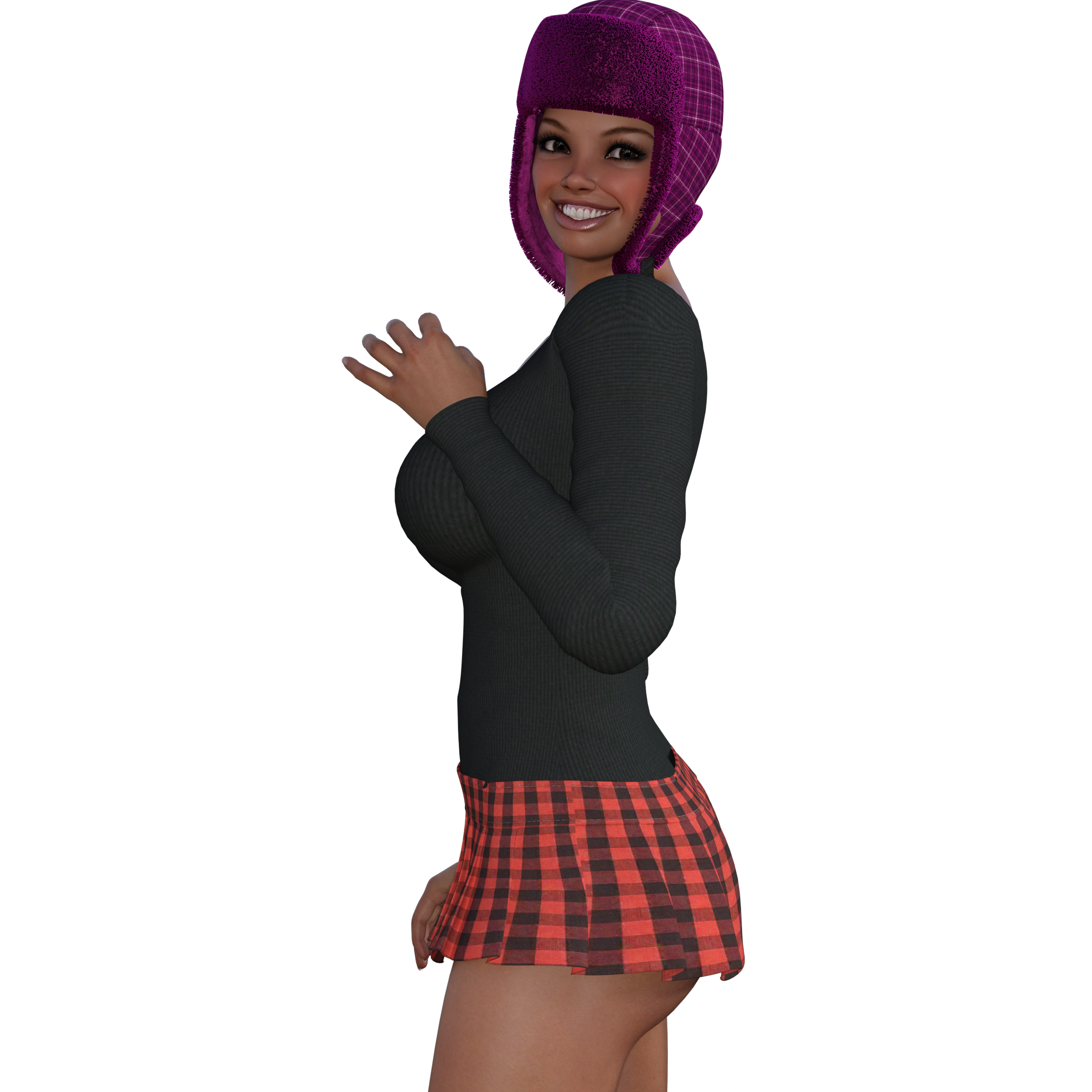 Maria video game character from Cadulium.